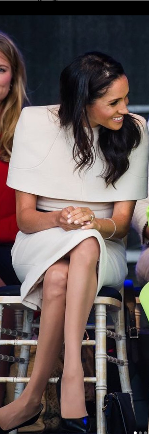 Meghan Markle, wearing a Cartier version of the Tennis Bracelet